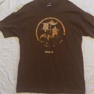 Eminem Shady Ltd. Brown graphic t -shirt